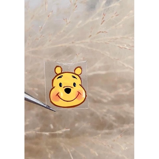 Set 10 tấm meka dùng vẽ sticker sẵn trang trí móng làm nail (không keo)