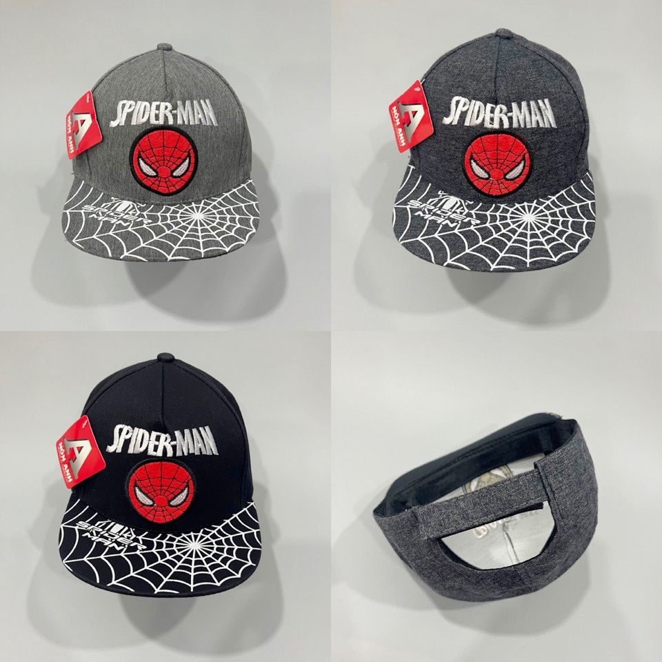 MŨ HIPHOP SPIDERMAN CHO BÉ TRAI COOL NGẦU