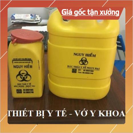 Bình huỷ kim tiêm nhựa 6,8 lít và 1,5 lít