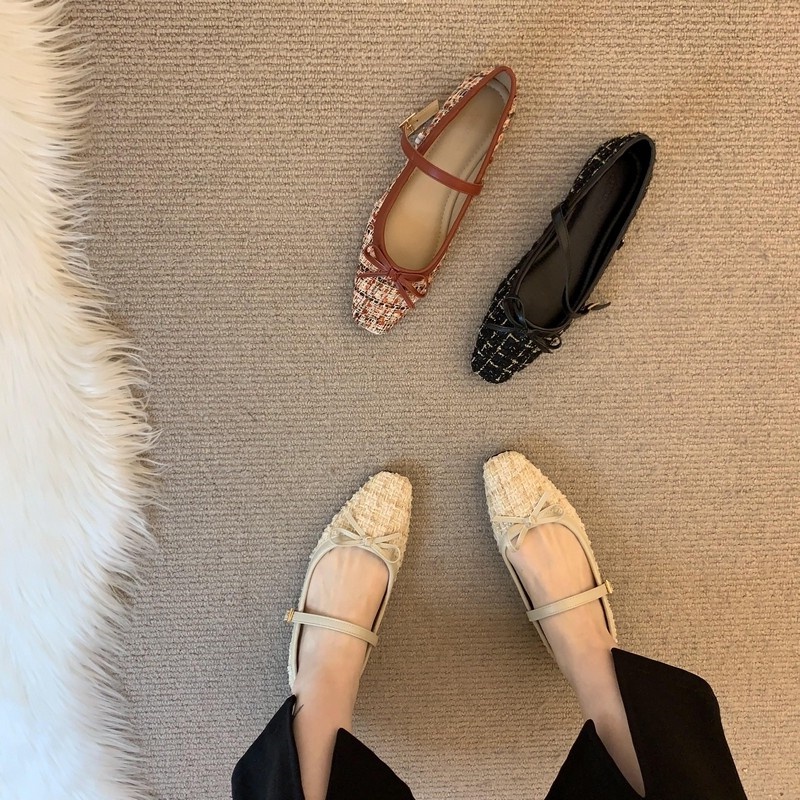 Giày Mary Jane Phong Cách Thời Trang Pháp 2023 Dành Cho Nữ