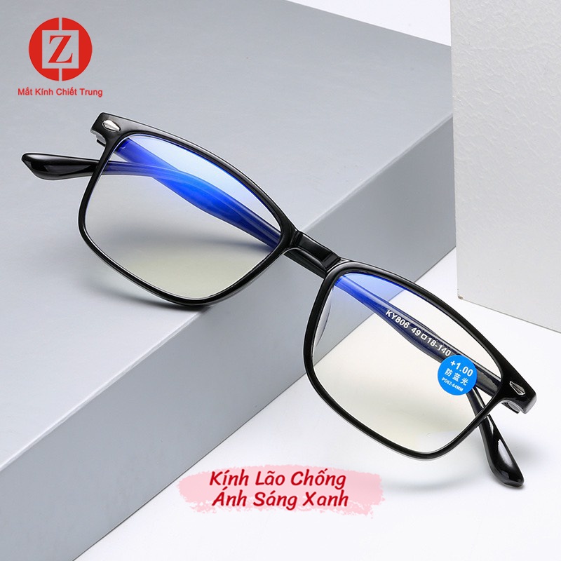 Kính Trung Niên có đủ độ viễn-lão đọc báo xem điện thoại phong cách sang trọng lịch sự form nhỏ mã H806lao