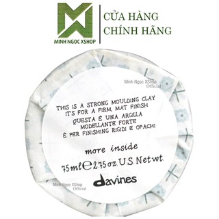 Sáp vuốt tóc giữ nếp cứng Davines Strong Moulding Clay 75ML chính hãng