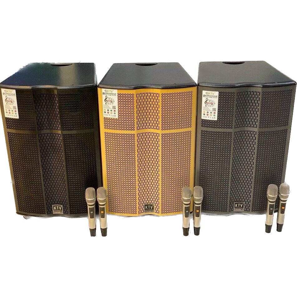 Loa kéo KTV GD15-27-vỏ gỗ công nghiệp bền đẹp