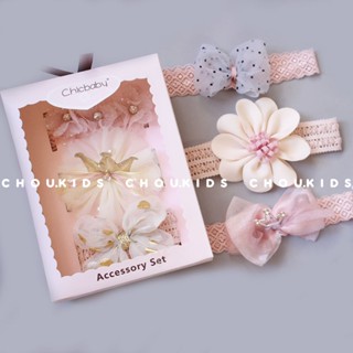 Băng Đô Hàn Quốc Cao Cấp Cho Bé Gái (Kèm Hộp)