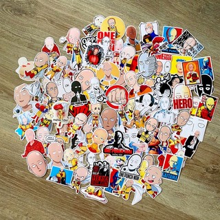 Sticker Chủ Đề ONE PUNCH MAN Hình Dán Decal Chất Lượng Cao Chống Nước Trang Trí Va li, Xe, Laptop, Nón Bảo Hiểm