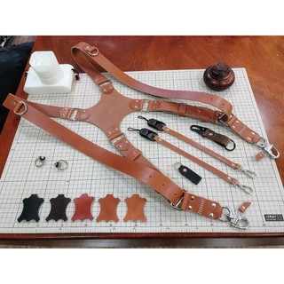 Dây đeo 2 máy ảnh da thật/ Dây đeo máy ảnh đôi/ Dây Quick Strap