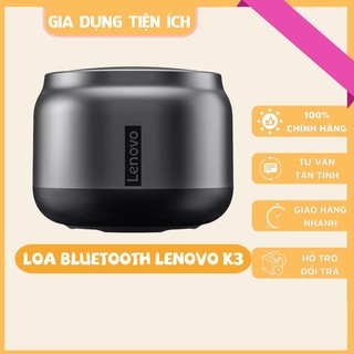 Loa mini, Loa nghe nhạc bluetooth không dây K3 Lenovo bass mạnh kết nối với mọi điện thoại thông minh