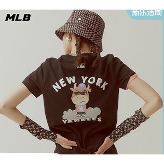 Áo Thun MLB Tay Ngắn Dáng Rộng Thời Trang Cho Cặp Đôi TSC9