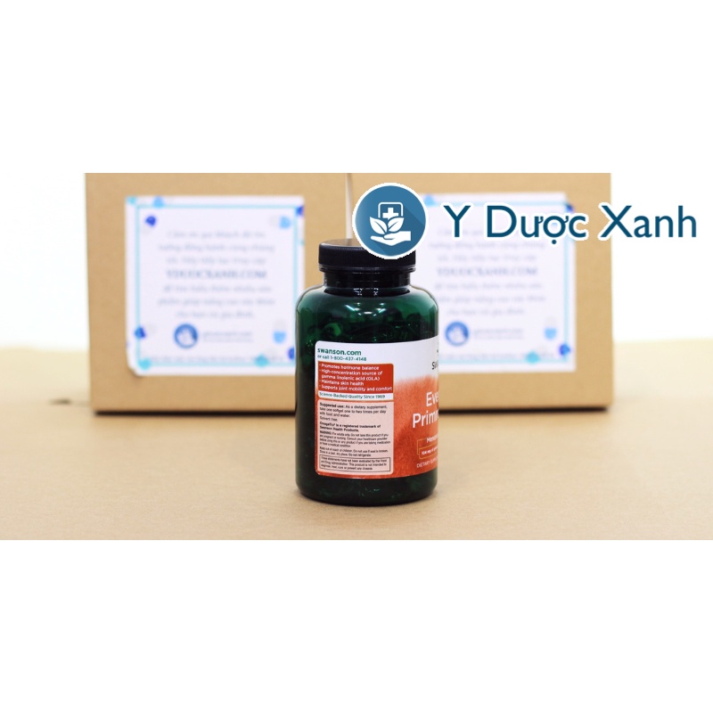 SWANSON EVENING PRIMROSE OIL, 100 viên, Hỗ trợ cân bằng nội tiết tố