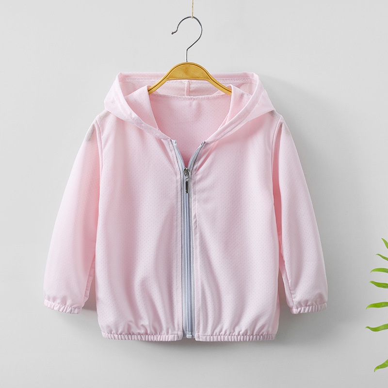 Áo chống nắng áo khoác nhẹ thông hơi thoáng khí chống tia UV cho bé