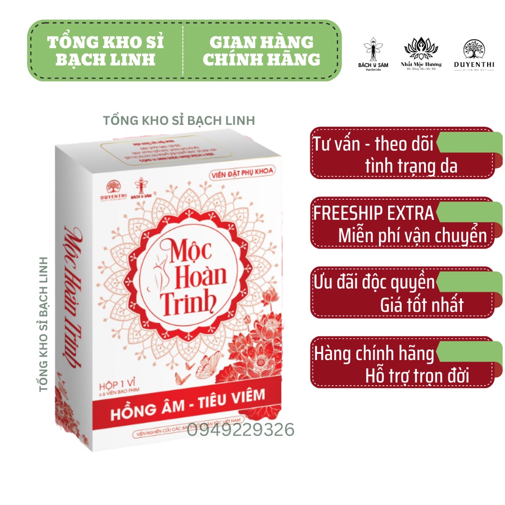 MỘC HOÀN TRINH BÁCH Y SÂM (Hộp 6 Viên)