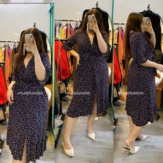 [virusplussize]Đầm MIDI ZA.RA Xuất xịn bigsize