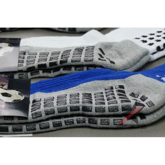 Combo 2 đôi vớ Tất đá bóng  chống trơn ngắn_2 đôi