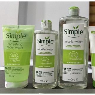 Nước tẩy trang Simple Micellar 200ml