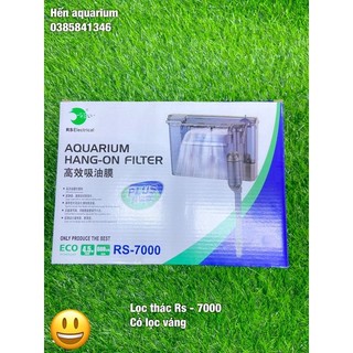 Lọc thác rs -7000 : máy lọc nước cho bể cá cảnh 50 cm