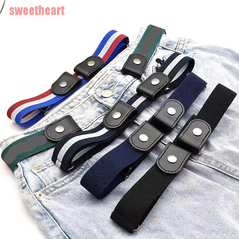 Thắt lưng không đường may co giãn thời trang nam nữ
