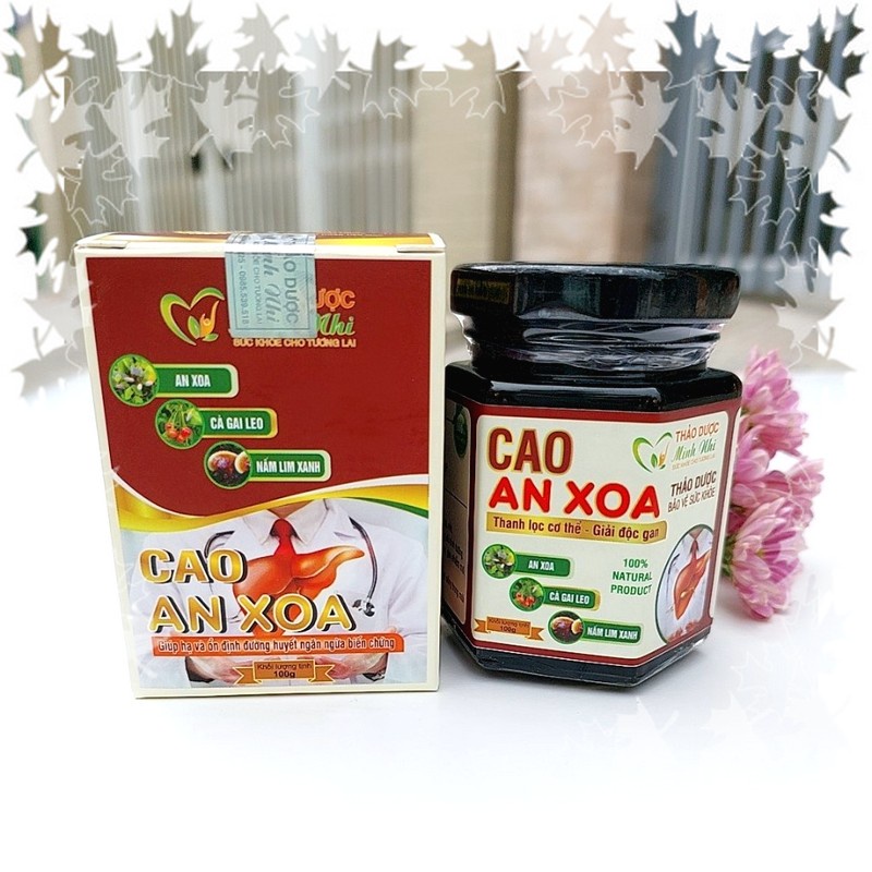 Cao Cà Gai Leo, Cao xạ đen, Cao An xoa (lọ 100g) giải độc gan, bảo vệ gan, phòng U bướu của Đông nam dược Minh Nhi