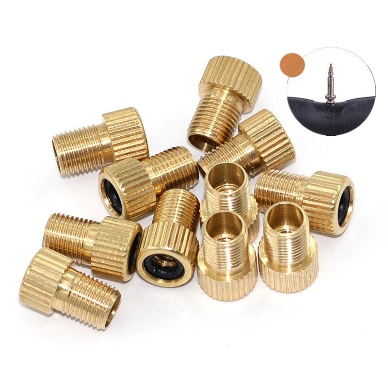 Đầu chuyển đổi từ van hạt gạo kiểu Pháp sang đầu van xe máy ô tô