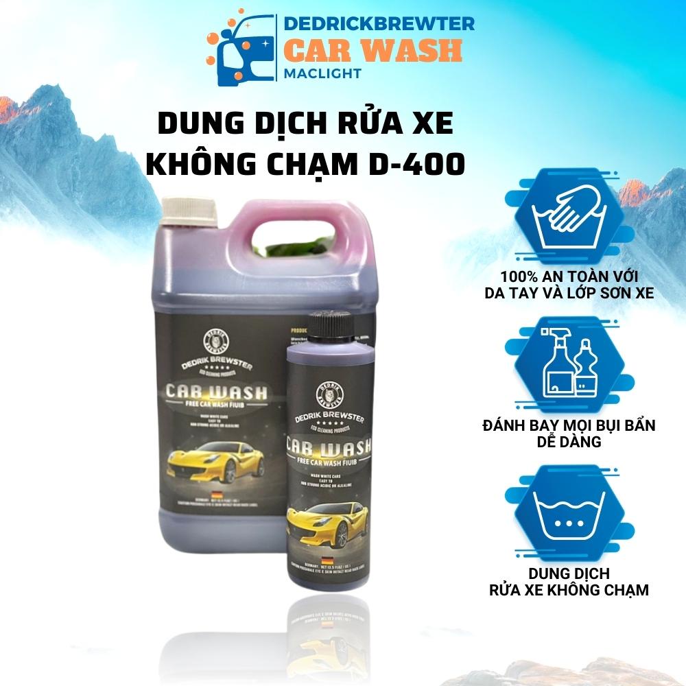 Dung Dịch Rửa Xe Không Chạm D400 Nước Tẩy Rửa Xe Bọt Tuyết Car Wash Chăm Sóc Xe Máy Ô Tô - Dedrik Brewter 1 Lít