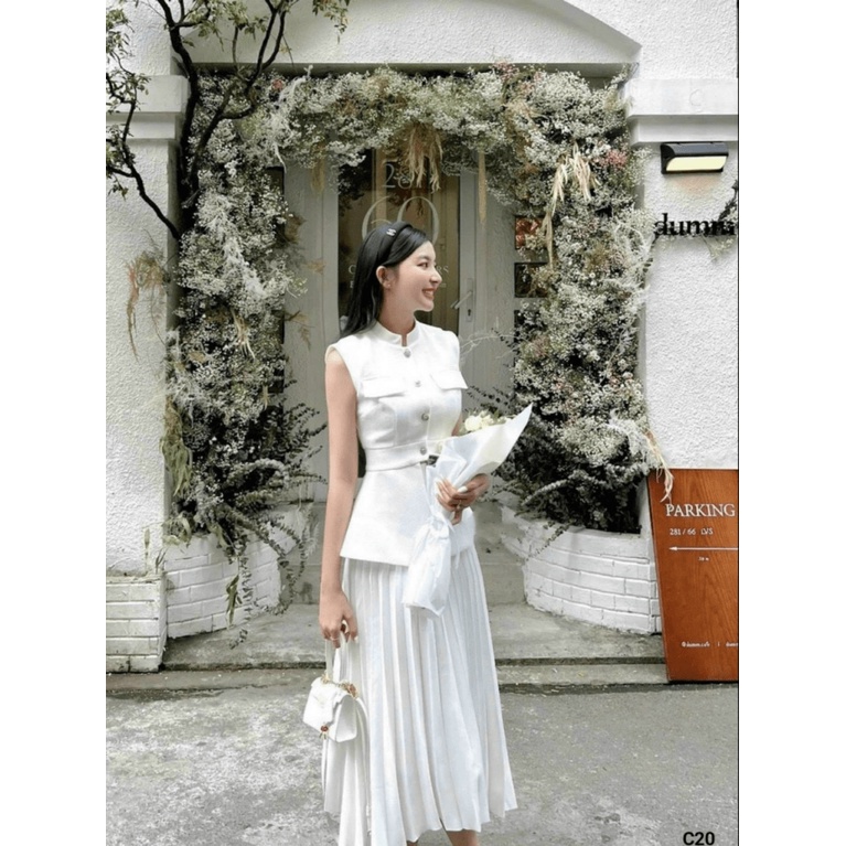 (Free Ship) MUA ĐI CHỜ CHI - SET VÁY ÁO BÈO XỐP, VÁY VOAN DẬY LY XINH ĐẸP QUYẾN RŨ KHIẾN BAO CHÀNG THÍCH MÊ - CN