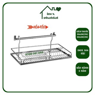 Kệ chén treo tường inox 304 phát đạt , rổ úp chén 1 tầng, giá để bát, kệ đựng bát dĩa