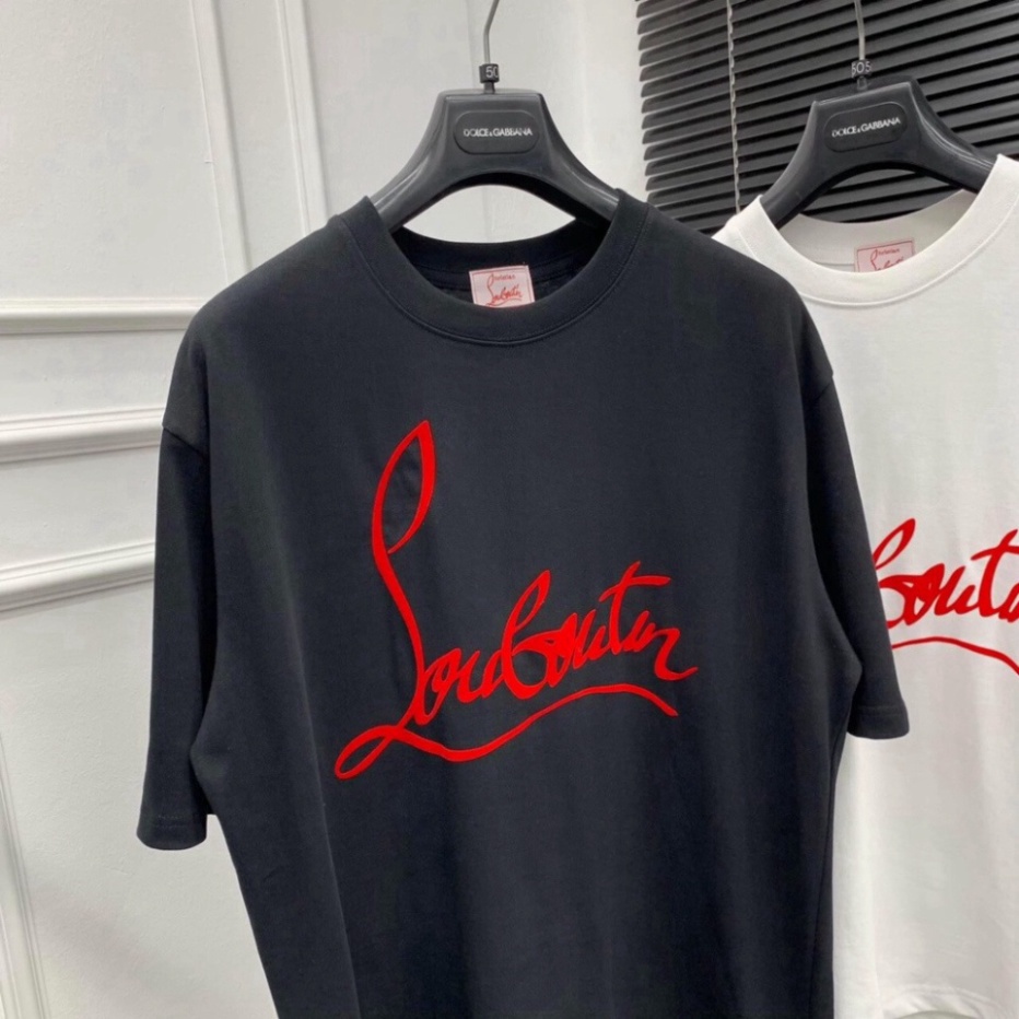 Áo Thun Louboutin Cao Cấp. Áo Phông Nam Nữ Loubotin In 2 Mặt Hàng Siêu Cấp Hotrend 2023