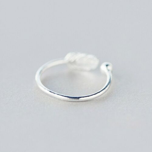 Nhẫn Bạc 925 Hình Lông Vũ Dễ Thương Thời Trang Cho Nữ