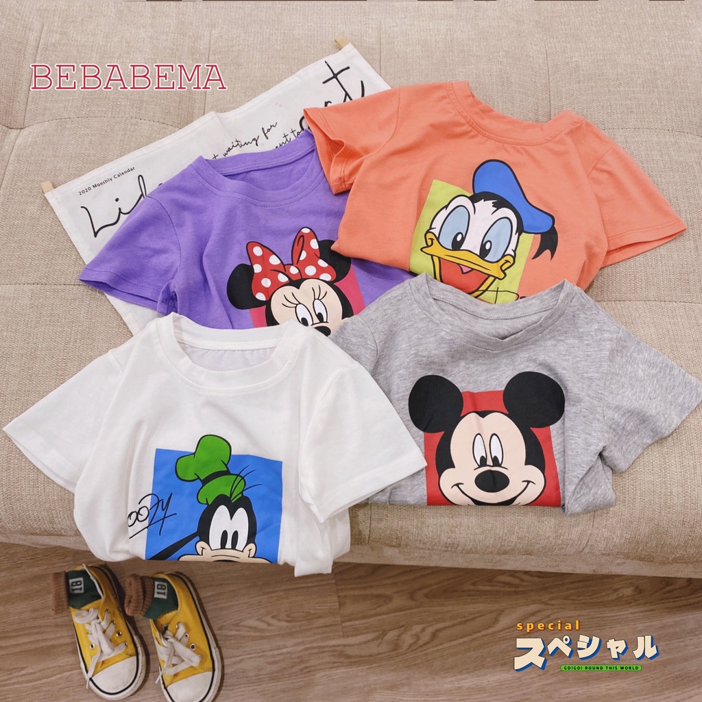 Áo thun cho bé gái BEEMO A007 áo phông bé gái với chất liệu cotton 100%, mềm mịn, thấm hút mồ hôi tốt, LEEMON