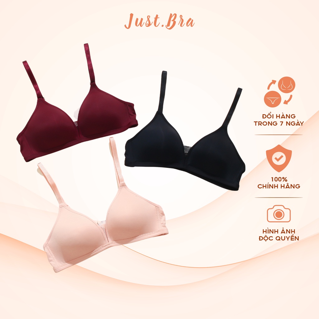 Combo 2 áo ngực không gọng Just Bra mút mỏng, lên form xinh Combo2_AB309