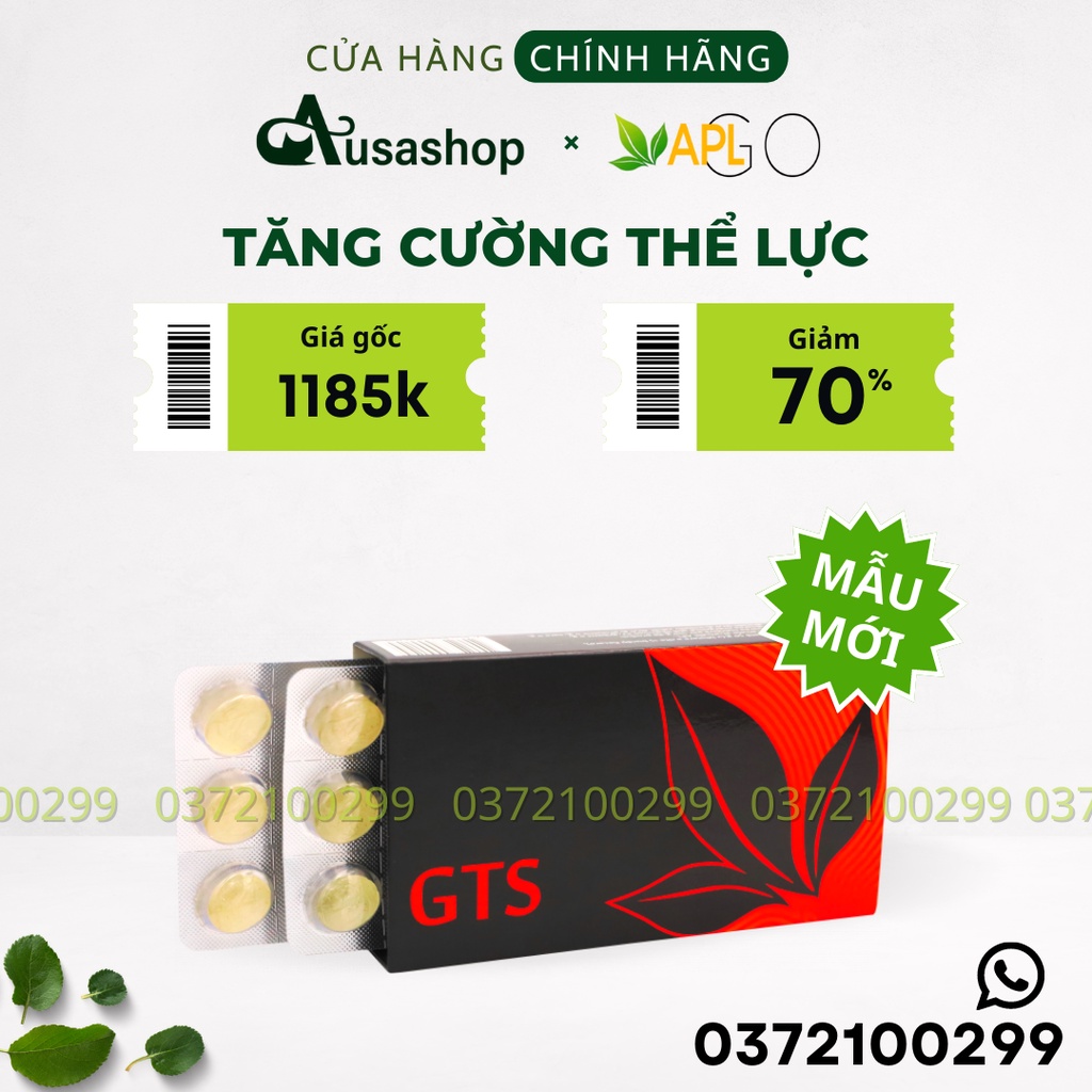 GTS – Viên Ngậm Tăng Cường Thể Lực APLGO - Sỉ Lẻ Giá Tốt