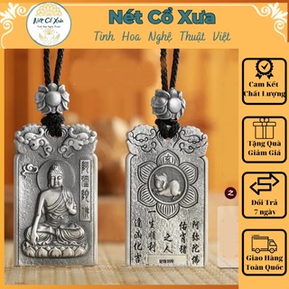 Sale dây chuyển bạc 12 con giáp - phật bản mệnh - đẹp - cao cấp - top 1 shoppe