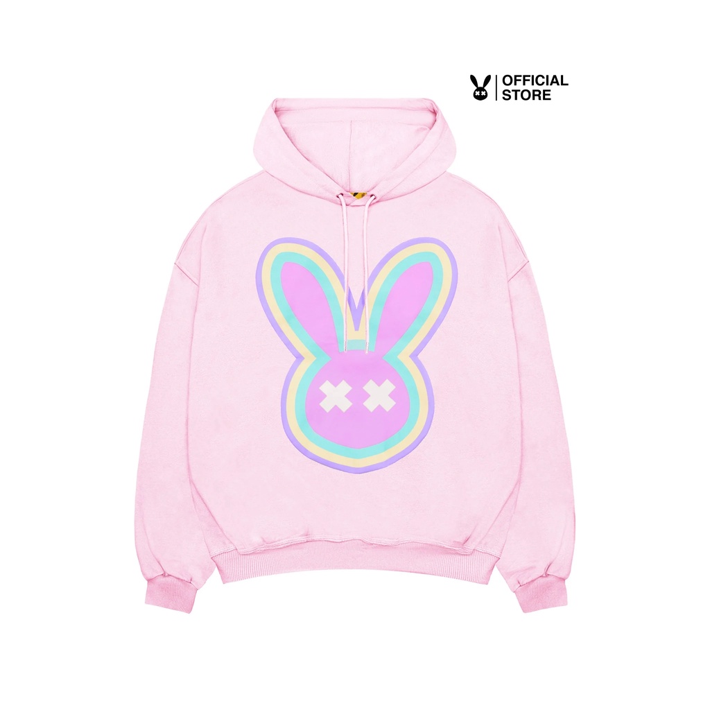 Áo Khoác Hoodie Bad Rabbit NEON RABBIT HOODIE - BLUSH - Local Brand Chính Hãng