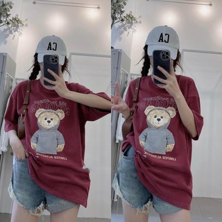 Áo Phông gấu đội mũ 3 màu hot hot