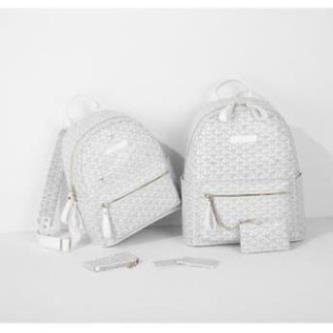 Balo Edmond Masion Y-printed Monogram kèm ví nhỏ và card chính hãng, tặng kèm túi giữ form The.Wear
