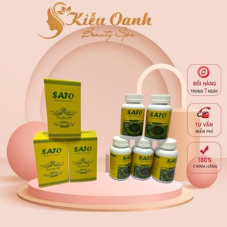 Tảo bột Sato chuyên dùng để cấy trắng sáng da mặt trong Spa và thẩm mỹ viện 2024