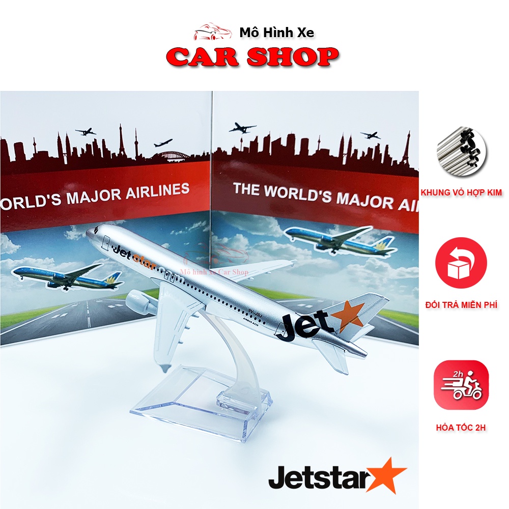Mô hình máy bay Jetstar A320 16cm