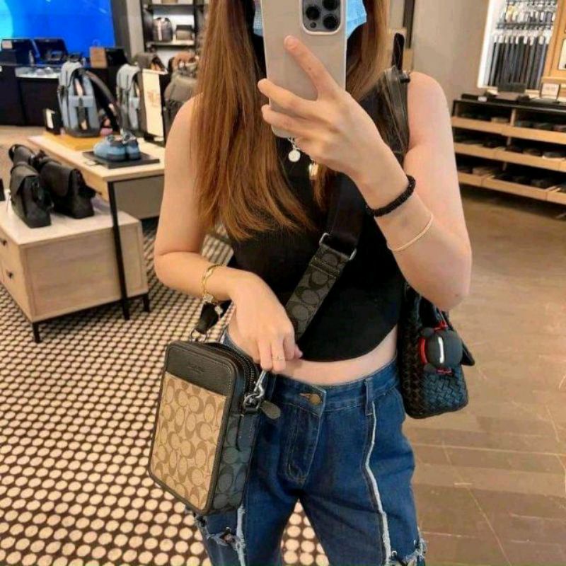 Túi c0ach da thật xịn sò