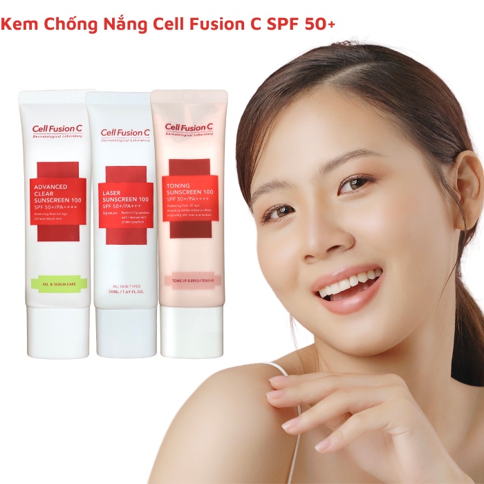 KEM CHỐNG NẮNG CELL FUSION SIZE MINI 10ML VÀ FULLSIZE 50ml Hàn Quốc..