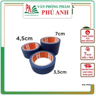 Băng dính simili xanh - dán gáy -/ 1 cuộn / 3,5cm - 5cm - 7cm - băng dính đóng sổ -vpp phú anh