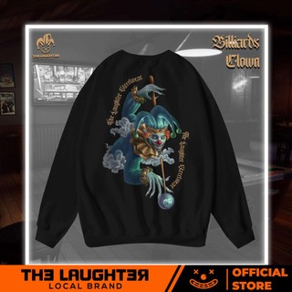 Local brand the laughter - billiards clown 2.0 sweater - áo dài tay nỉ da cá