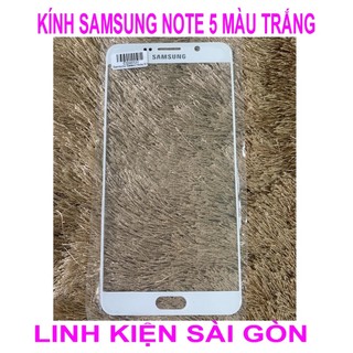 Kính samsung note 5 màu trắng