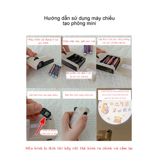 Máy Chiếu Mini Landscape Birthday Projector Phông Mừng Sinh Nhật, Hình Chiếu Nền Chụp Ảnh Loại Lớn