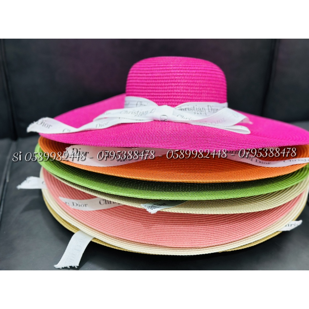 NÓN ĐI BIỂN CHỤP HÌNH CỰC XINH, NÓN CÓI VÀNH TO THẮT DÂY NƠ ĐÌ O CHO NỮ
