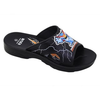 Dép quai ngang bé trai Bita's DEN.70 (Đen + Đỏ + Xanh dương)