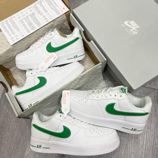 Giày Nike Af1Trắng Vệt Xanh Lá - Giày Sneaker Nam Nữ Thể Thao Cổ Thấp Thời Trang Cao Cấp [Full bill +box]