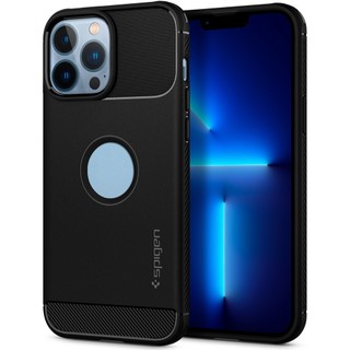 ỐP LƯNG SPIGEN IPHONE 13 PROMAX I RUGGED ARMOR - MATTE BLACK