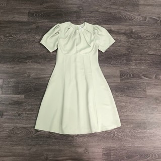 Đầm MG cổ xếp tay ngắn