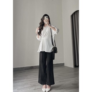Áo sơ mi mặc 2 kiểu khuy chéo by Samhyewear