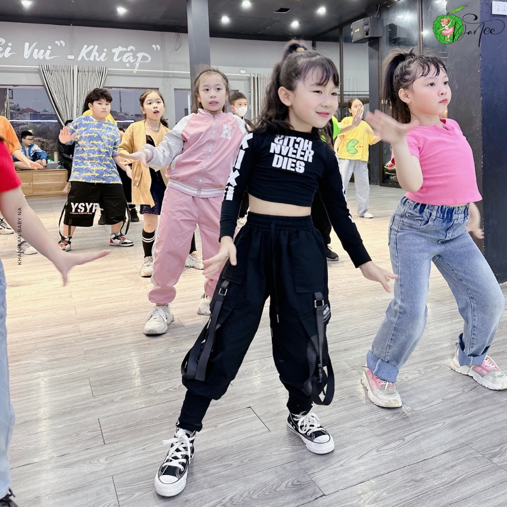 Quần Jogger nhảy FANE bé trai bé gái hiphop đi chơi đi nhảy đồ tập zumba tiktok dance hiện đại