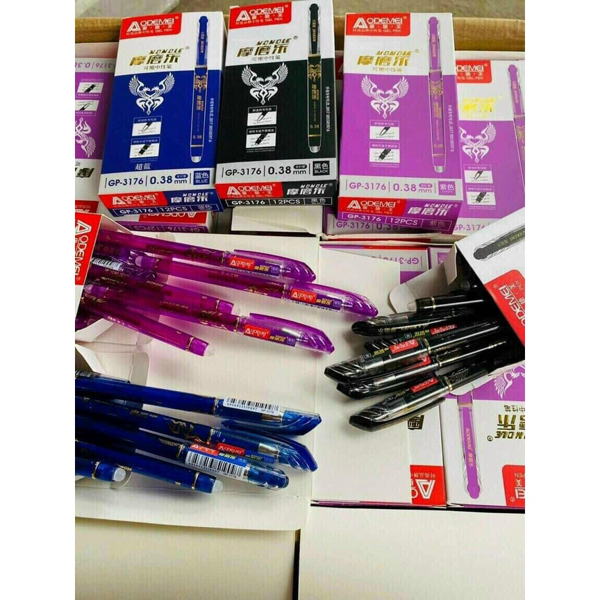 Bút gel tẩy xóa được GP-3176 (Hộp 12 bút)